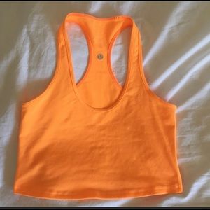 Lululemon fitted racer crop top